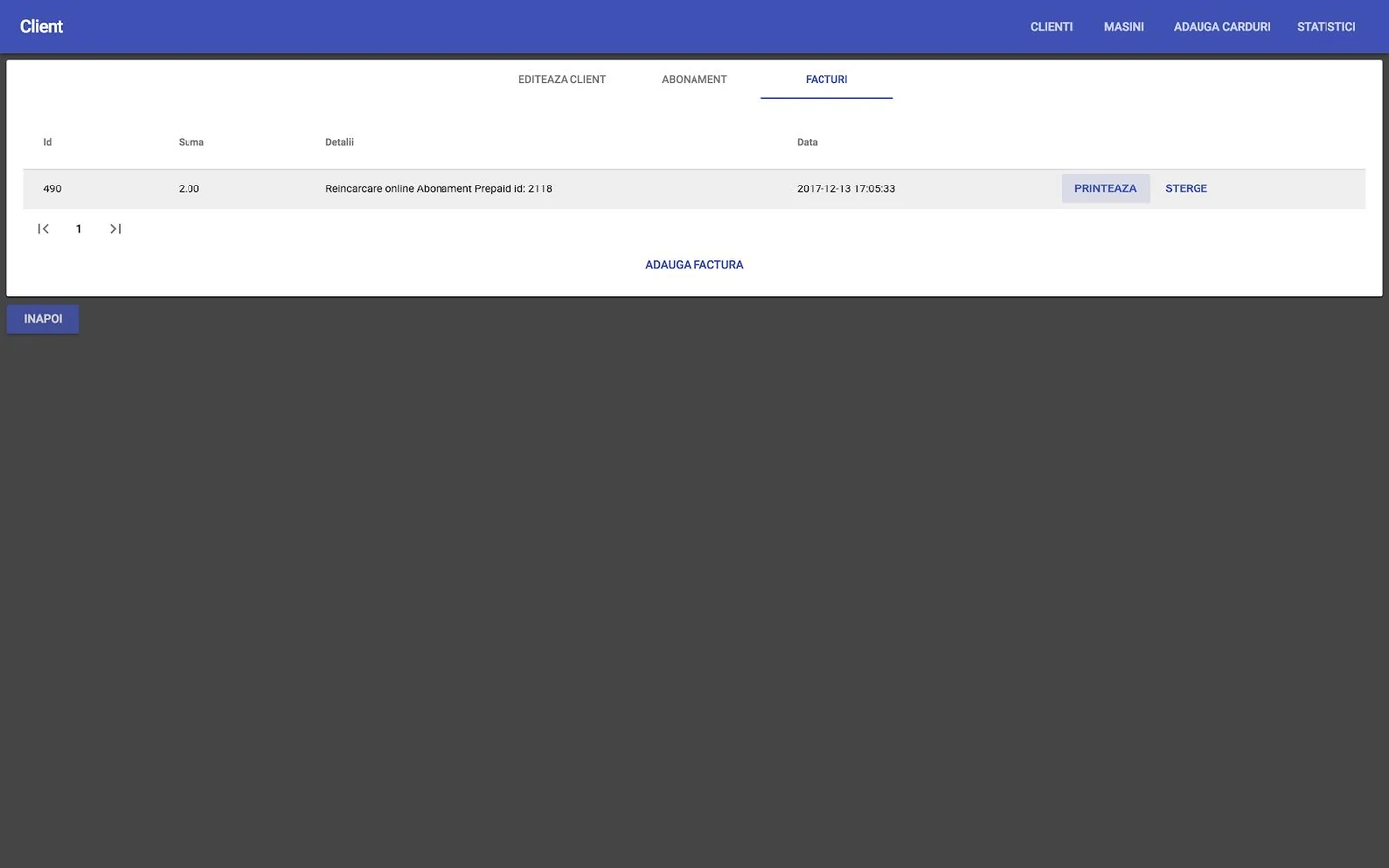 Facturile unui călător, cu reîncărcările online ale abonamentului prepaid
